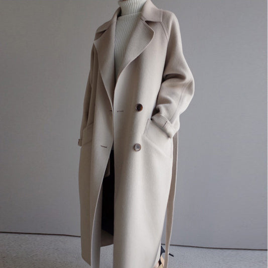 Lapel Cashmere coat