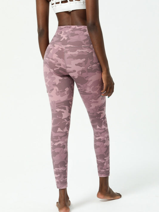Camouflage Double-Sided Nude Printing Yoga Pants
